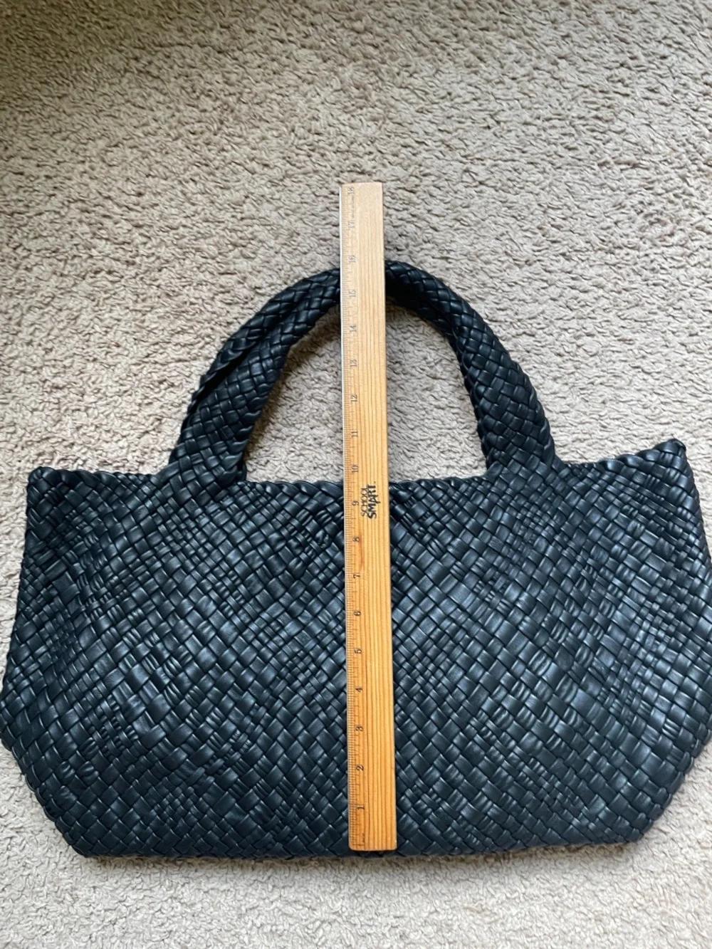 Falor Leather Woven Tote - NEW